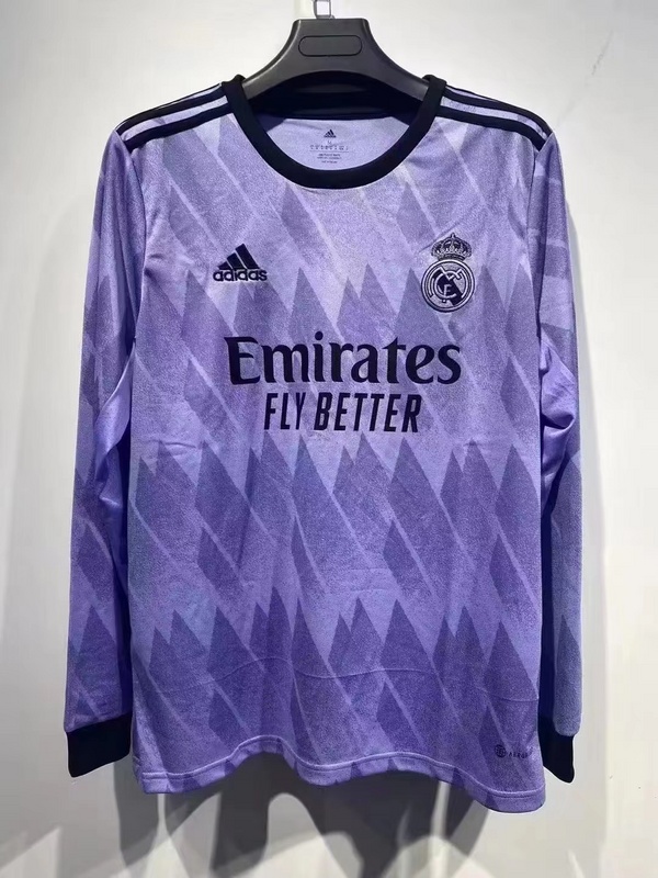 22-23 Real Madrid away long sleeves